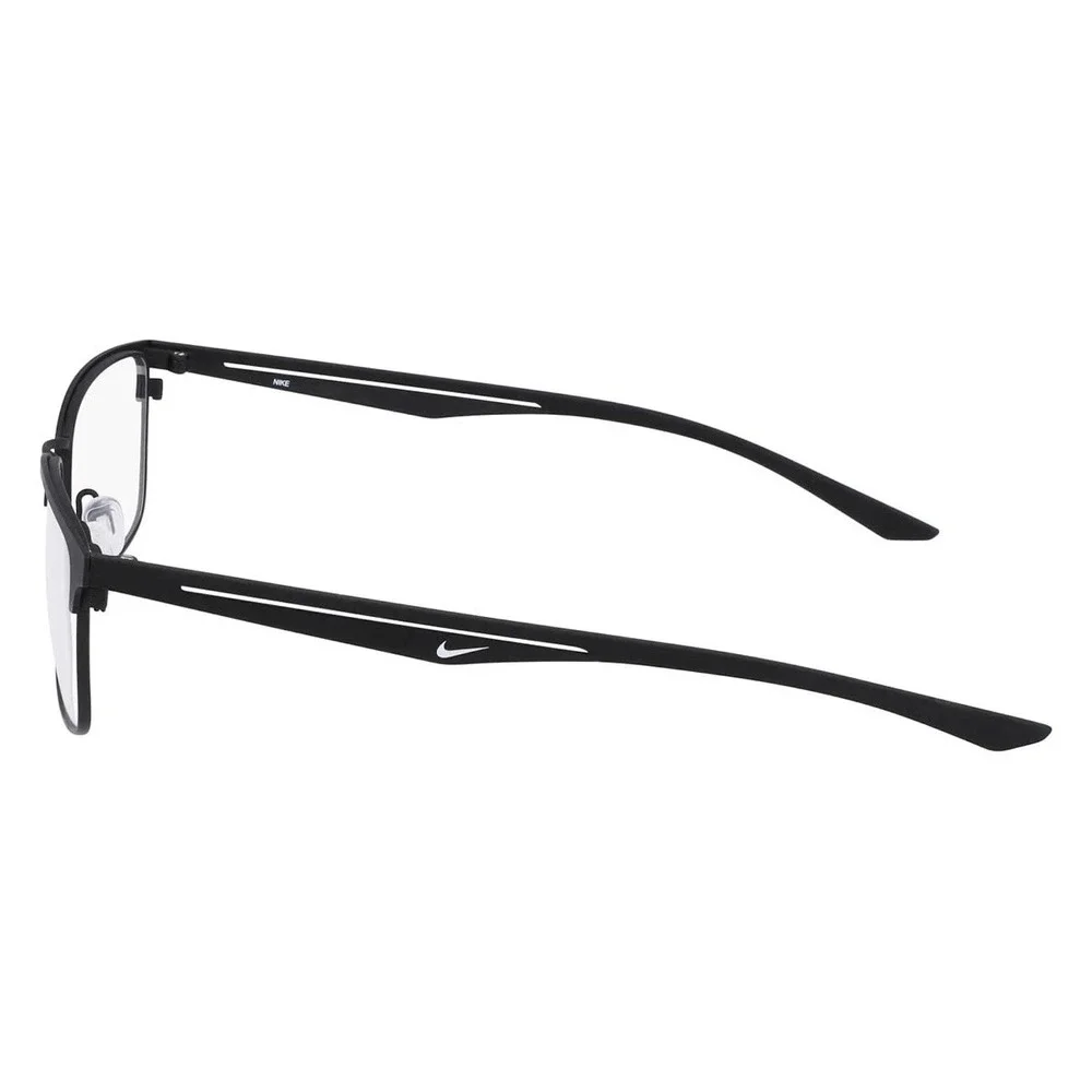 NWT Nike 4314 Black Rectangle 56mm Eyeglasses